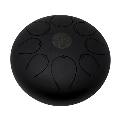 25cm Pentatonic Steel Singing Drum -Black Matte