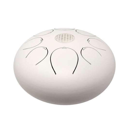 30cm Pentatonic Steel Singing Drum - White